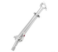Folding For Bike Handlebar Stem 28.6mm Adjustable Front Riser Aluminium Alloy Electric For Bike Stem for E-For Bike For Bicycle Components 270mm Length Black Silver(Silver A)