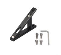 Folding Frame Bottle Cage Extension 100x63.7mm Silver | Strong yet light material, tilt angle for reach, includes screws and wrench, red option(Black)