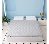 Folding Futon Mattress 5cm/8cm Thick Portable Sleeping Pad with Elastic Band Breathable Comfortable Camp Mattress Gray 110x200cm Ideal for Travel & Home Use