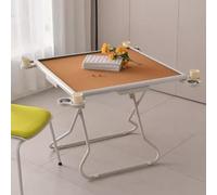 Folding Game Table for Mahjong Poker Domino - Multifunctional Space-Saving Desk for 4 Players