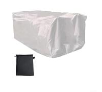 Folding Garden Cart Cover, 420D Oxford Fabric Waterproof Trolley Protective Cover, for Outdoor Camping Shopping Festival with Storage Bag (Silver)