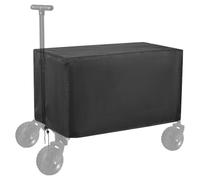 Folding Garden Cart Cover, Outdoor Handcart Cover With Click Closure Straps And Adjustable Buckles For Foldable Garden Trolley(137 * 56 * 61cm)