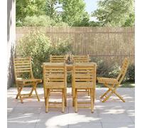 Folding Garden Chairs 8 Pcs 43X54X88 Cm Bamboo