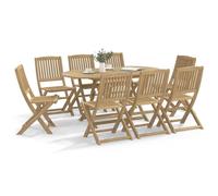 Folding Garden Chairs 8 pcs 44x50x88 cm Solid Wood Acacia