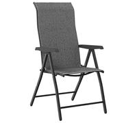 Folding Garden Chairs Foldable Outdoor Chair Lounge Chair Poly Rattan vidaXL