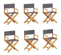 Folding Garden Chairs Outdoor Chair Patio Foldable Dining Chairs Fabric vidaXL