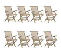 Folding Garden Chairs Outdoor Chair Wooden Chair Grey Solid Wood Teak vidaXL