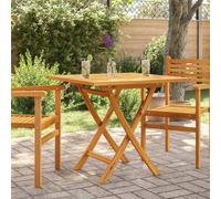 vidaXL Folding Garden Table 85x85x76 cm Solid Teak Wood
