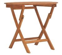 Folding Garden Table Dining Table Coffee Tea Table Solid Teak Wood vidaXL