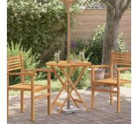 Folding Garden Table Eucalyptus Wood Patio Dining Table Multi Sizes vidaXL
