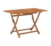 Vidaxl Folding Garden Table 160X85X75 Cm Solid Eucalyptus Wood