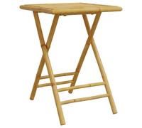 (55 x 55 75 cm) vidaXL Folding Garden Table Foldable Outdoor Table Patio Dining Table Bamboo