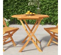 Folding Garden Table Foldable Solid Teak Wood 85x85x76 cm Teak Finish patio camp
