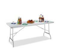 Folding garden table Lightweight Folding Picnic Table Portable Dining Table