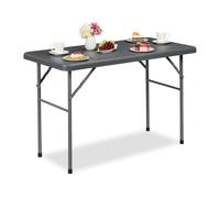Folding Garden Table Outdoor Dining Camping Picnic Patio Lightweight Portable