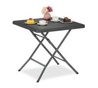 Folding Garden Table Outdoor Dining Camping Picnic Patio Lightweight Portable