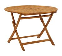 Folding Garden Table Outdoor Dining Table Side Table Solid Wood Acacia vidaXL