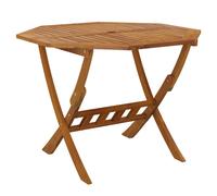 Solid Acacia Wood Folding Garden Bistro Dining Outdoor Wooden Table vidaXL