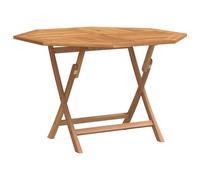 Vidaxl Folding Garden Table 110X75 Cm Solid Wood Teak