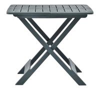 Folding Garden Table Outdoor Table Patio Picnic Dining Table Plastic vidaXL