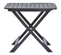 Folding Garden Table Outdoor Table Patio Picnic Dining Table Plastic vidaXL
