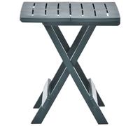 Folding Garden Table Outdoor Table Patio Picnic Dining Table Plastic vidaXL