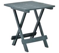 Folding Garden Table Green 45x43x50 cm Plastic