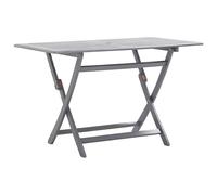 Folding Garden Table Outdoor Table Patio Picnic Table Solid Acacia Wood vidaXL