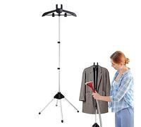 Folding Garment Steamer Rack - Space-Saving, Portable, and Durable for Efficient Clothes Organization in Home, Hotel, and Factory Use