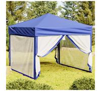 (blue, 292 x 292 x 245 cm) vidaXL Folding Party Tent with Sidewalls Pavilion Marquee Multi Colours/Sizes