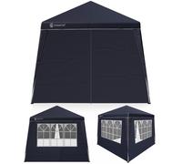Folding gazebo Capri anthracite 3x3m incl 4 side walls