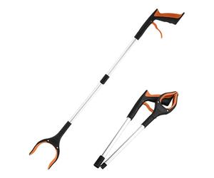 Folding Grabber Reacher - 33 Inch Folding, Litter Pick Up Stick, Strong Gripper, Reaching Tool | Elderly Seniors Mobility Aid for Trash Garden Outdoor Cleanup Assistance Elderly Seniors Mobility Ai
