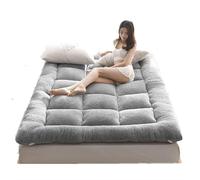Folding Guest Bed Sleep Firm Mattress Japanese Floor Mattress Single Double Folding Floor Mattress Portable And Versatile Mattress Pads(A,90 x 190cm)