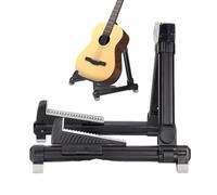 Folding Guitar Stand | A Shape Adjustable Folding Bass Ukulele Stand | Floor Guitar Holder, Stable Anti-Slip Accessories for School, Studio, Home
