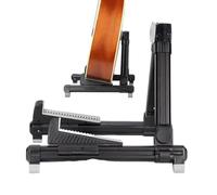 Folding Guitar Stand - A Shape Adjustable Folding Stand for Bass Ukulele | String Instrument Accessories, Stable Floor Guitar Holder for School, Studio, Stage