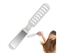Folding Hair Brush - Mirrors Travel Hair Comb, Travel Hairbrush Pocket Comb | Portable Comfort Mind Relaxing Thick Curly Hair Comb, Safe Material Compact Travel Pocket Comb for Travel Car Gym Bag