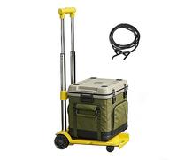 Folding Hand Cart100kg Capacity Swivel Wheels ble Trolley for Garage Shopping Travel & Airport UseHeavy Duty Easy to Maneuver