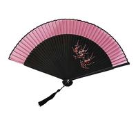 Folding Hand Fan For Women Foldable Chinese Japanese Vintage Silk Fans For Dance Performances Gift Party Decor Dance Fan
