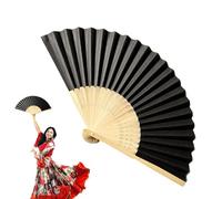 Folding Hand Fan,Handheld Folding Fan,Retro Fan | Elegant Chinese Japanese Vintage Silk | 8 Inch Elegant and Charming Retro Fan for Women Girls Dance Co