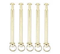 Folding Hand Fan Shaft Rivets Repair Kits, 5 Sets Handheld Fan Shaft Replacement Fastener for Handmade Fans Bamboo Paper Fans Cloth Fan Accessories