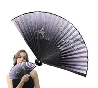 Folding Hand Fans - Chinese Style Handheld Fan | Hand Fan Chinese Vintage Style Folding Fan | Folding Fan Handheld, Chinese Vintage Folding Fans with Tassel for Home, Wedding, Bedroom, Living Room