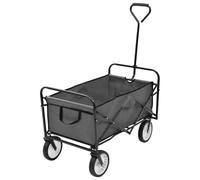 Folding Hand Trolley Steel Garden Tools Cart Wagon Truck Multi Colours vidaXL