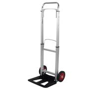 Folding Hand Truck Luggage Trolley Carts With Telescoping Handle Portable Lightweight Aluminum Aloy Hand Truck Garden Cart Multi Purpose