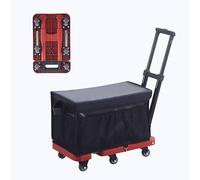 Folding Handcart, Lightweight Travel Trolley with Extended Base, Easy to Fold Compact Design for Home and Car Trips, Sturdy and Convenient for All Your Needs