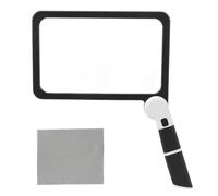 Folding Handheld Magnifying Glass 48 Light Chips 5X Magnification LED Reading Writing Magnifier