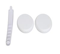 Folding Handle Bath Brush with 2 Heads Long Handle Back Scrubber for Elderly Pregnant Women Post Surgery Patients ABS Foam 20.5 Inches