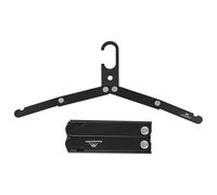 Folding Hangers For Clothes - Aluminum Alloy Travel Hangers Foldable - Travel Hangers Metal Heavy Duty, Portable Space Saving Travel Hangers For Camping Cruise Hotel Space-saving