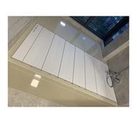 Folding Heat-Resistant Bathtub Cover 1CM Thick Polypropylene Tray Lid Universal Fit for Standard Bathtubs 10kg Load ty (120x70cm) - & Stylish Shower Accessory