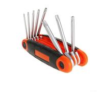 Folding Hex Torque Wrench Designed for Bike Repair Work Including Fork Crown Headset and Dropper Post Installation Adjustments ()