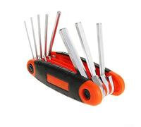 Folding Hex Torque Wrench Designed for Bike Repair Work Including Fork Crown Headset and Dropper Post Installation Adjustments (Hex)